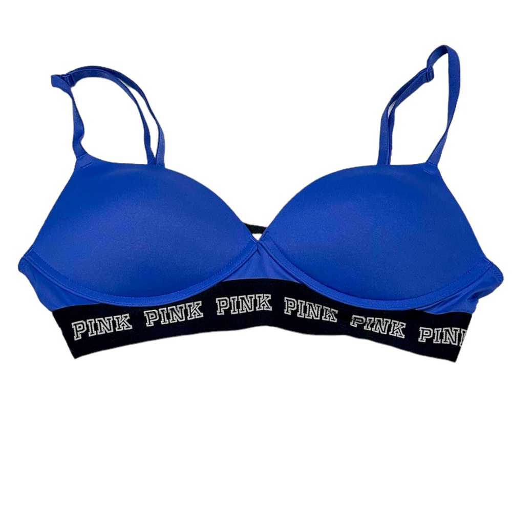 PINK Victoria's Secret Blue Bra